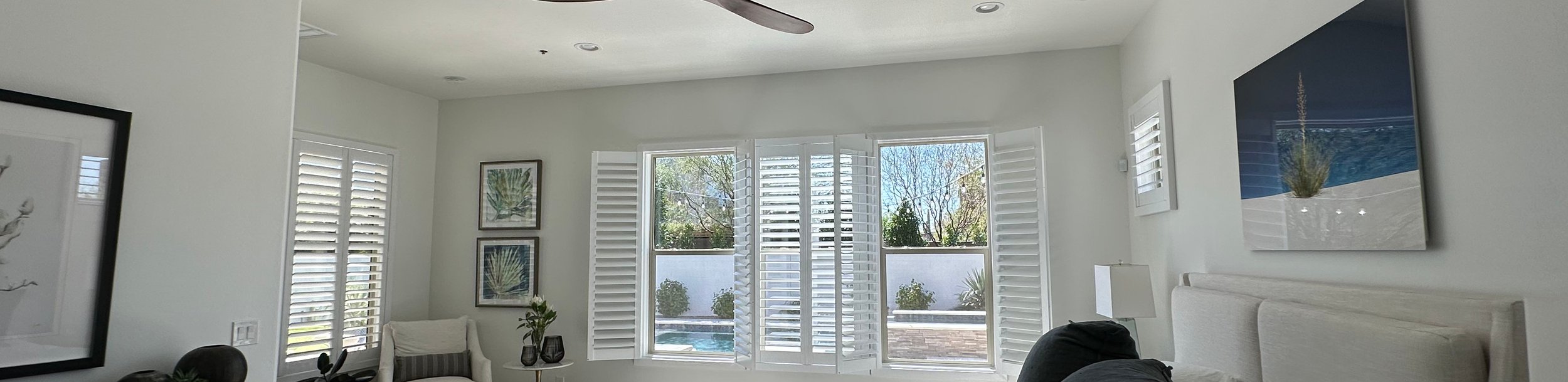 Norman plantation shutters in an Arizona home