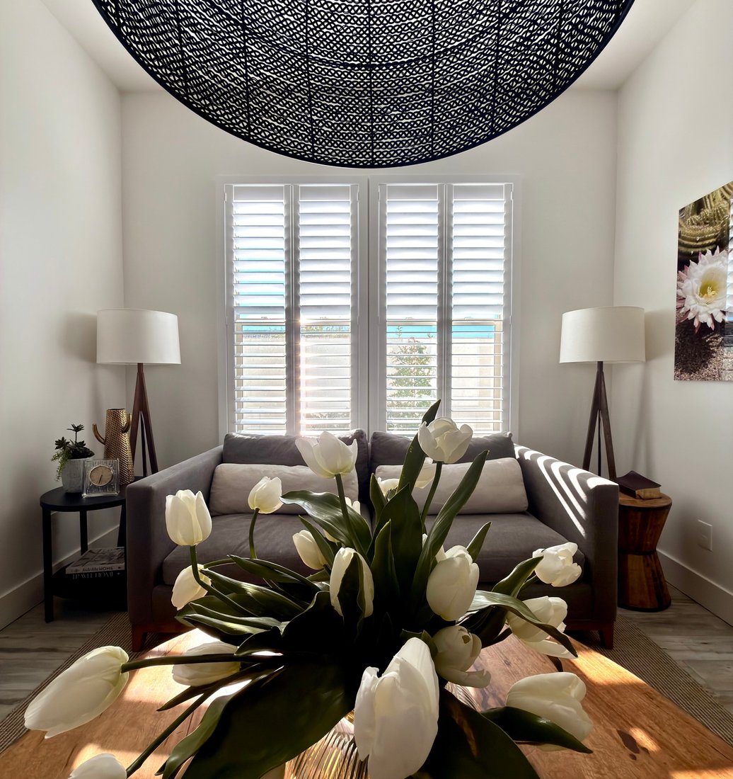 Norman Woodlore plantation shutters installed in a Phoenix, AZ home